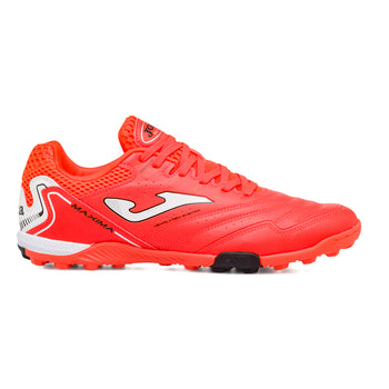 Scarpe da calcetto rosse da uomo con dettagli bianchi e neri Joma Maxima TF, Sport, SKU s326000129, Immagine 0